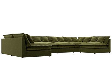 П-образный диван Лига-040, Зеленый (микровельвет) в Кунгуре - предосмотр 2