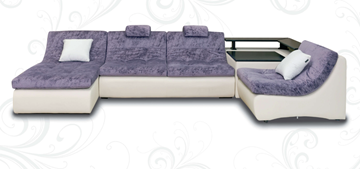 П-образный диван Марго 390х200х180х80 в Перми - предосмотр