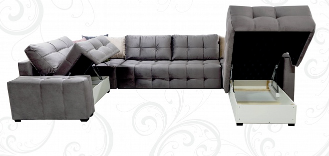 П-образный диван Италия 405х230х255х80 в Перми - изображение 2