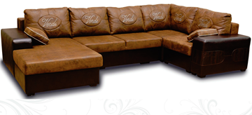 П-образный диван Verdi Плаза 405х210 в Перми