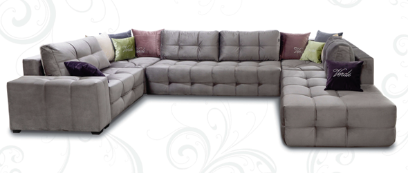 П-образный диван Италия 405х230х255х80 в Перми - изображение