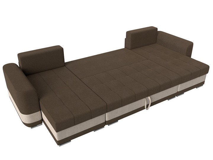 П-образный диван Честер, коричневый/бежевый (рогожка) в Перми - изображение 7