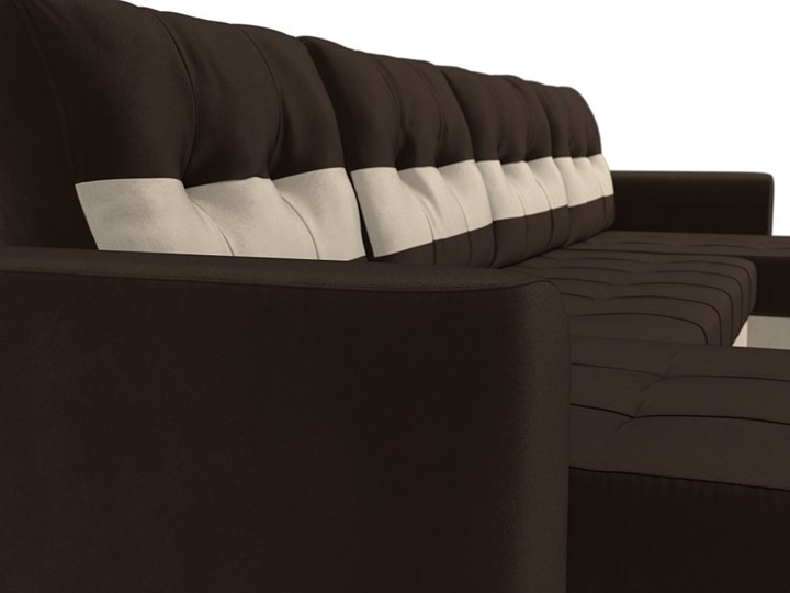П-образный диван Честер, Коричневый/бежевый (вельвет) в Перми - изображение 3