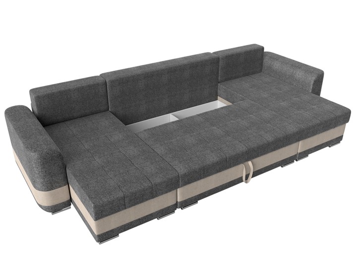 П-образный диван Честер, Серый/бежевый (рогожка) в Перми - изображение 6