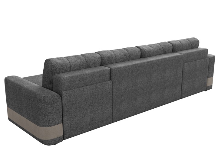 П-образный диван Честер, Серый/бежевый (рогожка) в Перми - изображение 8