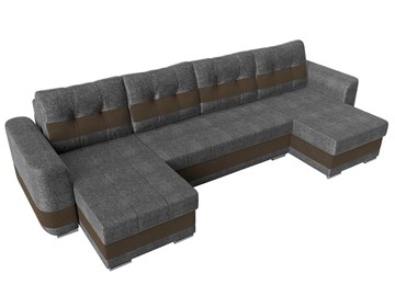 П-образный диван Честер, Серый/коричневый (рогожка) в Перми - предосмотр 4