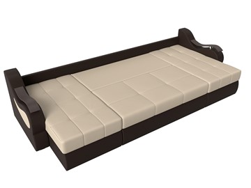 П-образный диван Меркурий П, Бежевый/коричневый (экокожа) в Перми - предосмотр 5