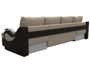 П-образный диван Меркурий П, Бежевый/коричневый (экокожа) в Перми - предосмотр 7