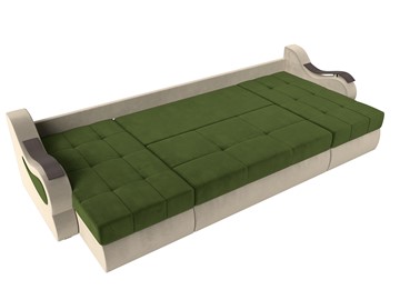 П-образный диван Меркурий П, Зеленый/бежевый (вельвет) в Перми - предосмотр 5