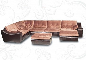 П-образный диван Плимут-Лувр 410х230х175 в Кунгуре - предосмотр 1