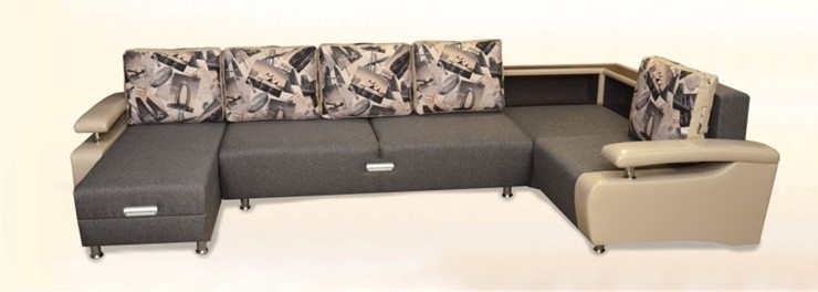 П-образный диван Престиж-15 люкс с полкой в Перми - изображение 2