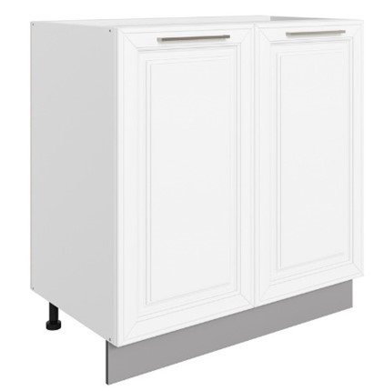 Шкаф рабочий Мишель L800 (2 дв. гл.) эмаль (белый/белый) в Перми - изображение