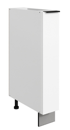 Кухонная тумба Стоун L150 (1 дв.гл.) (белый/джелато софттач) в Перми - изображение