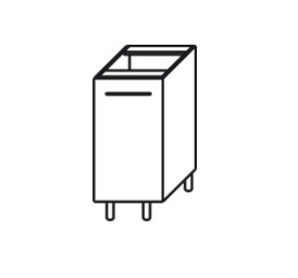 Кухонная тумба Мыло,для посудомоечной машины 820*600*525 мм, СПМ 600 в Перми - предосмотр