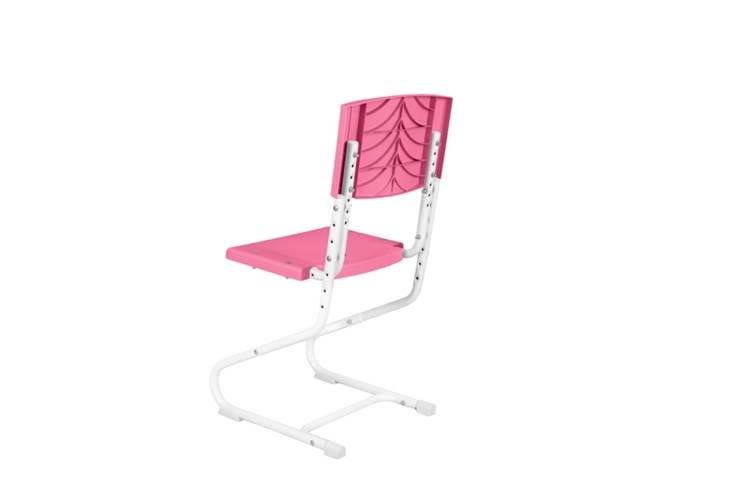 Регулируемый детский стул СУТ.02 Пластик (рост от 115 см), Розовый в Перми - изображение 3