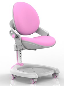 Детское кресло Mealux ZMAX-15 Plus, Y-710 PN, белый металл, обивка розовая однотонная в Березниках
