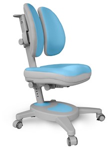 Детское растущее кресло Mealux Onyx Duo (Y-115) BLG, голубой + серый в Березниках