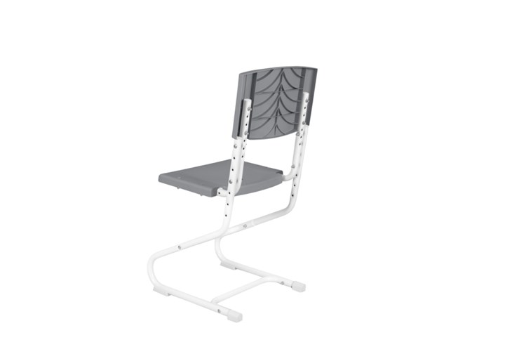 Регулируемый детский стул СУТ.02 Пластик (рост от 115 см), Серый в Перми - изображение 2