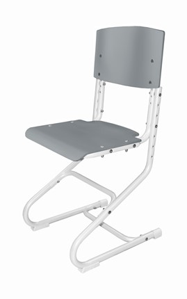 Детский стул СУТ.01 Фанера (рост от 130 см), Серый в Перми - изображение