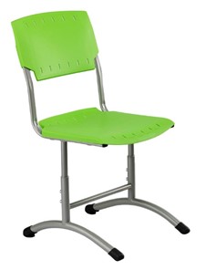 Детский стул регулируемый Отличник.3 3-5, Салатовый RAL 6038/Светло-серый в Березниках
