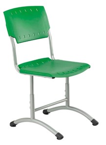 Детский стул регулируемый Отличник.3 3-5, Зеленый RAL 6001/Светло-серый в Перми