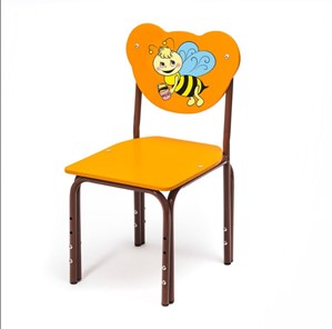 Детский растущий стул МГрупп Пчелка (Кузя-ПЧ(1-3)ОК) в Перми