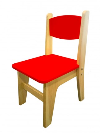 Детский стульчик Вуди красный (H 300) в Перми - изображение