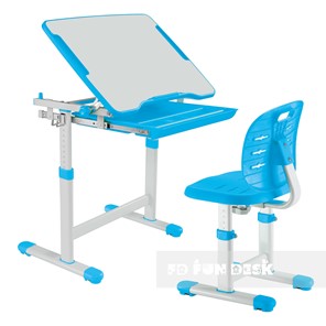 Растущая парта + стул Piccolino III Blue в Чайковском