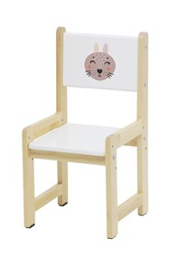 Комплект детской мебели Polini kids Eco 400 SM, Лесная сказка, 68х55 см белый-натуральный в Перми - предосмотр 6