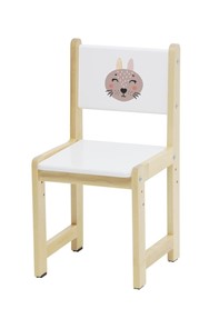 Комплект детской мебели Polini kids Eco 400 SM, Лесная сказка, 68х55 см белый-натуральный в Перми - предосмотр 7