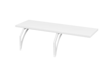Растущий стол 1/75-40 (СУТ.25) + Polka_z 1/600 (2 шт.) + Polka_b 1/550 (2 шт.) белый/серый/серый в Перми - предосмотр 1