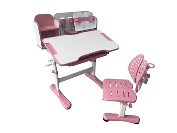 Растущая парта + стул Vivo Pink FUNDESK в Перми - предосмотр 1