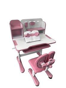 Растущая парта + стул Vivo Pink FUNDESK в Перми - предосмотр 2