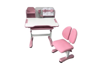 Растущая парта + стул Vivo Pink FUNDESK в Перми - предосмотр 3