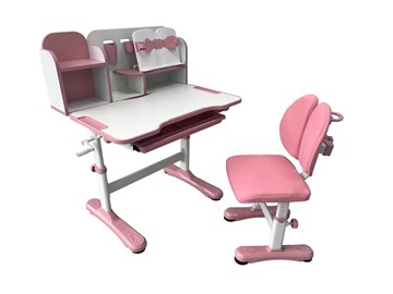 Растущая парта + стул Vivo Pink FUNDESK в Березниках - предосмотр 4