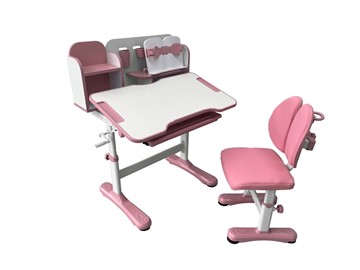 Растущая парта + стул Vivo Pink FUNDESK в Перми - предосмотр 5