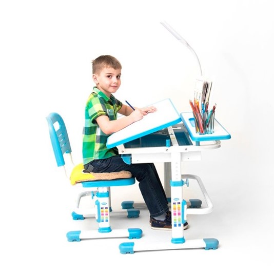 Детский стол-трансформер RIFFORMA SET-07, голубой в Перми - изображение 1