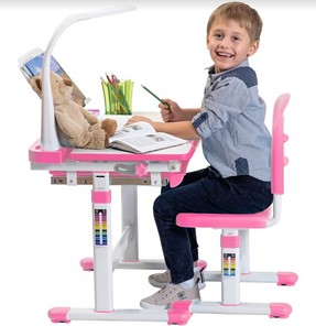 Детский стол-трансформер SET Holto-11 розовый в Перми - предосмотр 10