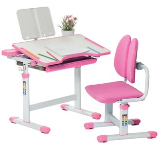 Комплект растущей мебели Rifforma SET Holto-18 розовый в Чайковском