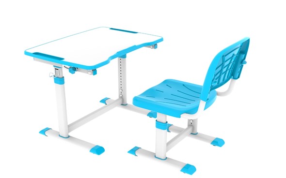 Растущая парта + стул Olea blue в Перми - изображение