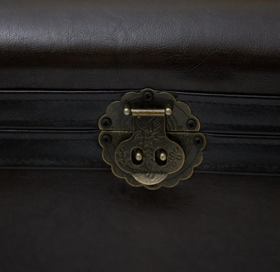 Банкетка SND-02L Сундук напольный L темно-коричневый, экокожа в Перми - изображение 8