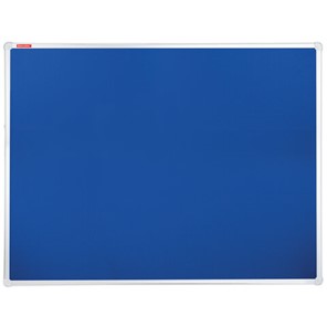Доска  для объявлений c текстильным покрытием для объявлений 60х90 см синяя, ГАРАНТИЯ 10 ЛЕТ, РОССИЯ, BRAUBERG, 231700 в Березниках