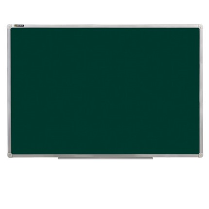 Доска  для мела 90х120 см, зеленая, ГАРАНТИЯ 10 ЛЕТ, РОССИЯ, BRAUBERG, 231706 в Перми - изображение