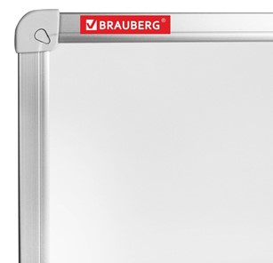 Магнитно-маркерная доска BRAUBERG 80х100 см, алюминиевая рамка в Перми - предосмотр 2