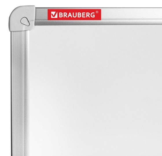 Магнитно-маркерная доска BRAUBERG 80х100 см, алюминиевая рамка в Перми - изображение 2