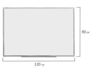 Доска магнитно-маркерная BRAUBERG 90х120 см, алюминиевая рамка в Перми - предосмотр 9