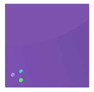 Доска магнитная настенная BRAUBERG 45х45 см, фиолетовая в Перми - предосмотр