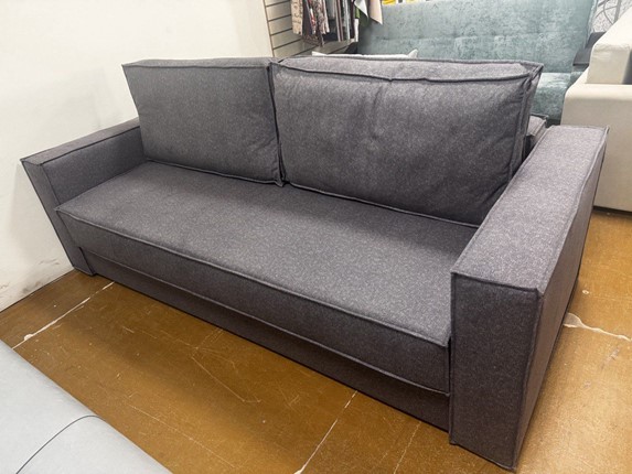 Прямой диван Эдельвейс БД Simple 21 велюр в Перми - изображение