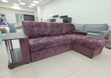 Угловой диван Мальта 2 со столиком велюр Candy 16 (ПТК), в Березниках