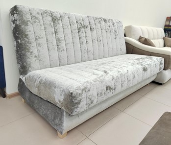 Прямой диван Gera sofa grammi Полосы Краш Оникс 09 в Березниках